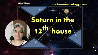 SATURN IN 12TH HOUSE of the birth chart | Vedic Astrology | Mohana Astrology