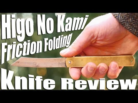 Higo No Kami Knife Review.  A $20 hand made friction folder from Japan