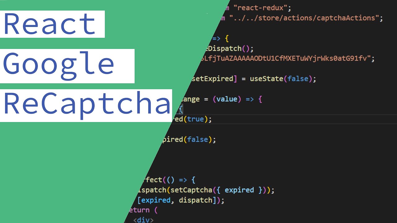 React Google Captcha Component With App Level Redux State Management ...