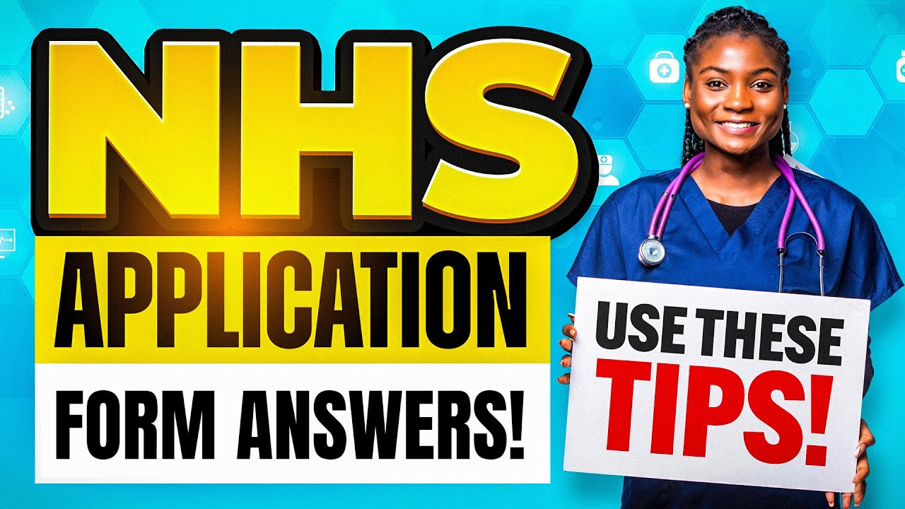 NHS APPLICATION FORM ANSWERS How To PASS The NHS APPLICATION FORM NHS APPLICATION FORM ANSWERS How To PASS The NHS APPLICATION FORM
