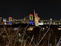 Tokyo DisneySea and Rainbow Bridge at Night