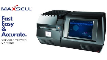 Maxsell Gold Testing Machine Video on Demonstration of Accurate Results #GoldPurityAnalyzer