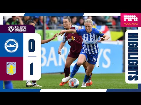 Video highlights for Brighton Women 0-1 Aston Villa Women