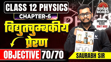 Class 12th Physics Chapter 6 Objective Question | विद्युतचुम्बकीय प्रेरण Important Objective