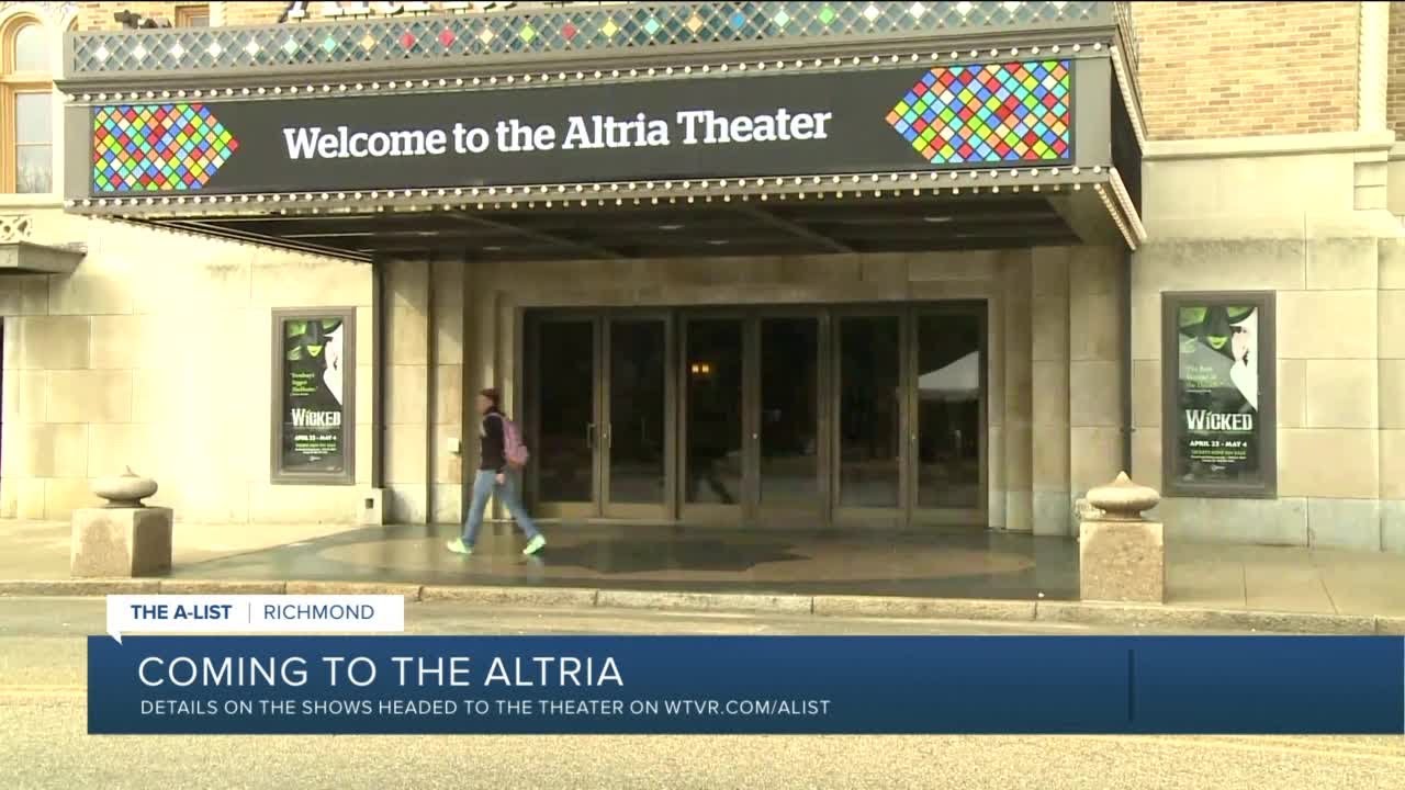 Iconic performers on Altria Theater's schedule YouTube
