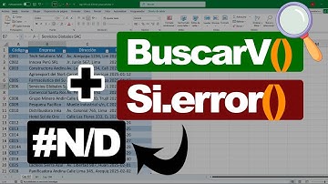 Como utilizar la Funcion SI.ERROR con la Función BUSCARV de Excel