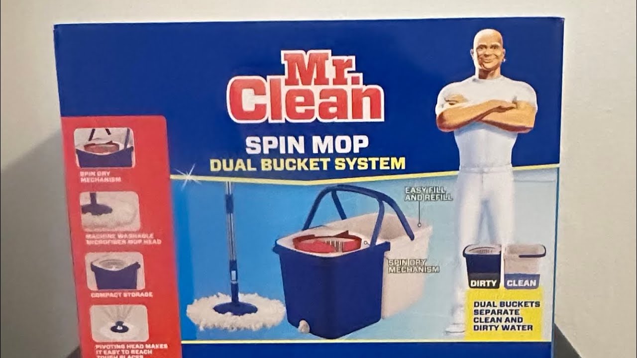 Mr. Clean Spin Mop - Dual Bucket System - YouTube