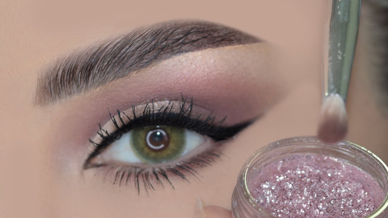 مكياج زهري للعيون الغائرة خطوة بخطوة 🌸