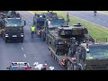 Wyjazd Kolumny Transportowej z czołgami  po defiladzie 15 Sierpnia
