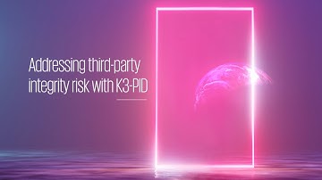 Addressing third-party integrity risk with K3-PID | KPMG Australia