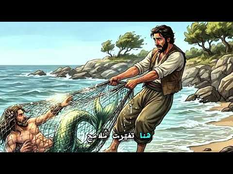 قصة الصياد الفقير وأولاده التسعة حارس البحر الذي حو له من فقير إلى وزير قصة مؤثرة