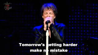 Vignette de la vidéo "Bon Jovi - It's My Life (Lyrics)"