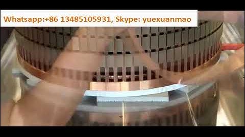 INDUCTION BRAZING OF  ROTOR -Motor rotor brazing soldering machine- rotor brazing system