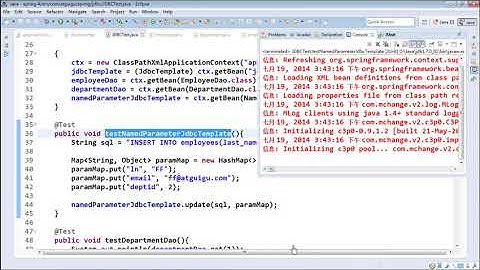 24  尚硅谷 佟刚 Spring 使用 NamedParameterJdbcTemplate