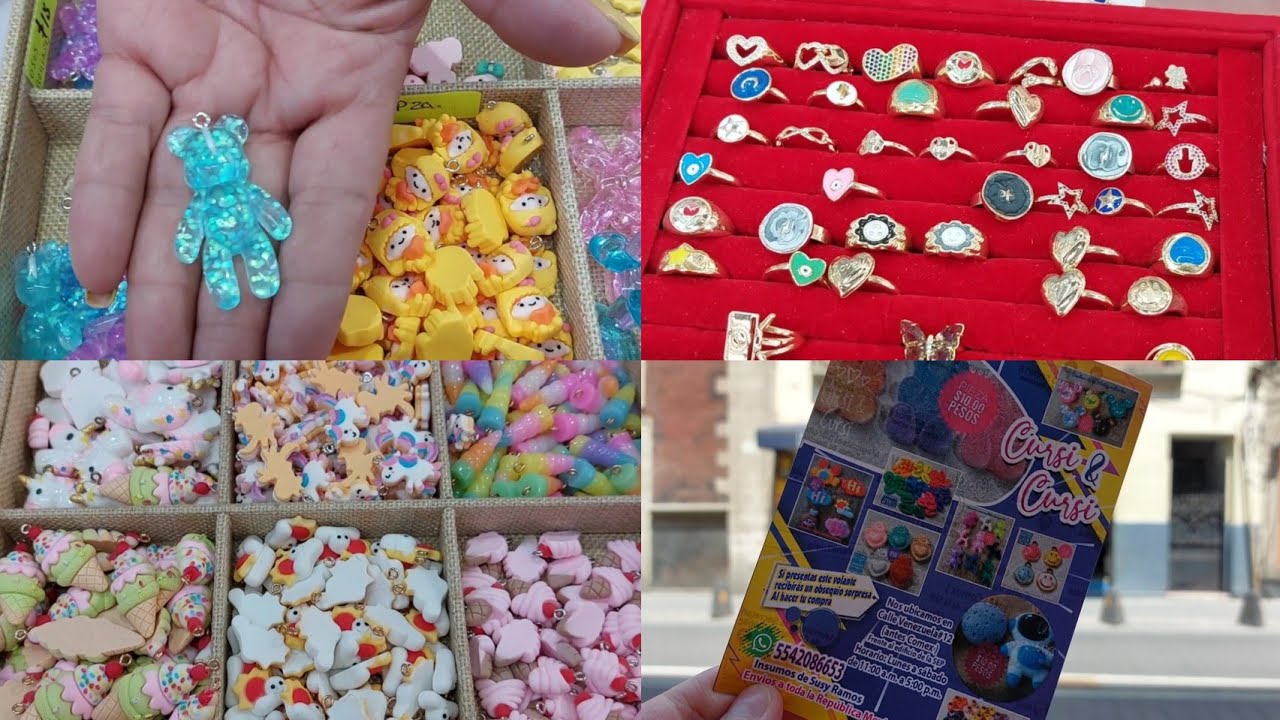 Insumos de bisutería desde $5 gran variedad de figuras kawaii con envío sin mínimo de compra
