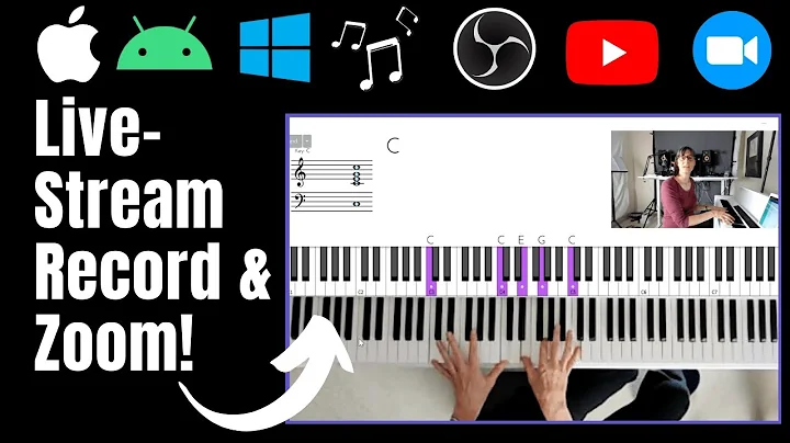 How to Film Yourself Playing Keyboard to Live-Stream, Record or Zoom!