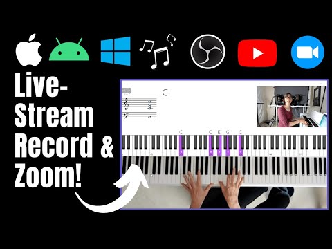 How to Film Yourself Playing Keyboard to Live-Stream, Record or Zoom!