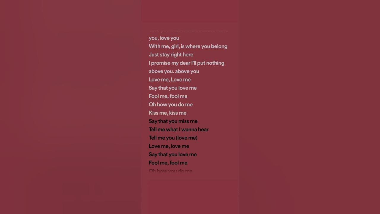 Love Me - Justin Bieber: Sped Up