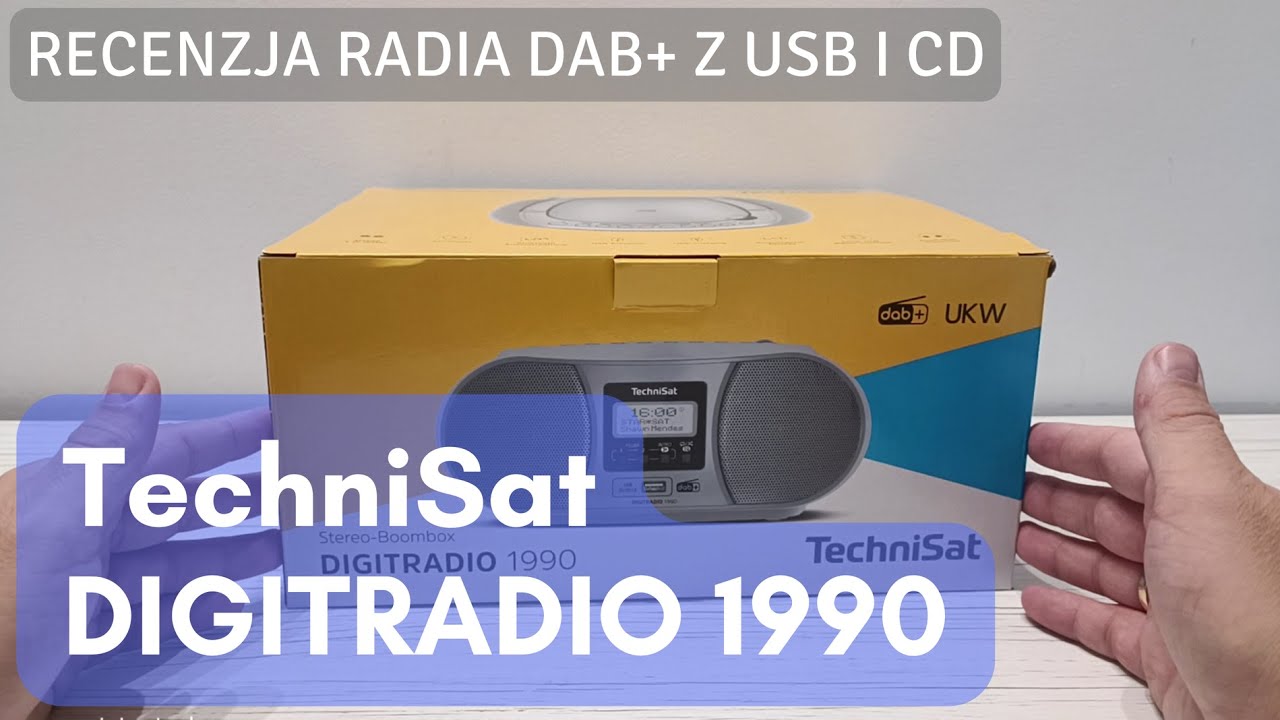 TechniSat DIGITRADIO 1990 - radio DAB+ z funkcją Bluetooth i odtwarzaczem CD-  recenzja / test - YouTube