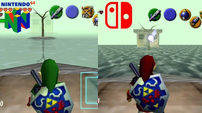 CRT Pixels 📺 on X: The Legend of Zelda: Ocarina of Time (1998, Nintendo)  - N64 Nintendo Switch Online vs. N64 S-Video via Sony PVM-20L2MD Some  people prefer the more high res