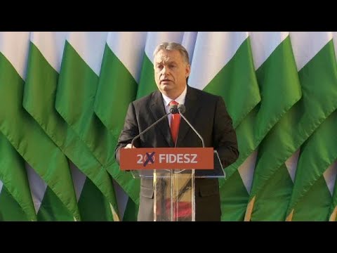 Hungarian nationalist Prime Minister Orban on track for third straight term