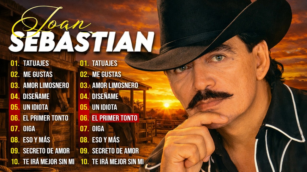 JOAN SEBASTIAN SUS GRANDES CANCIONES . JOAN SEBASTIAN 30 GRANDES ÉXITOS MIX ROMANTICAS DEL RECUERDO
