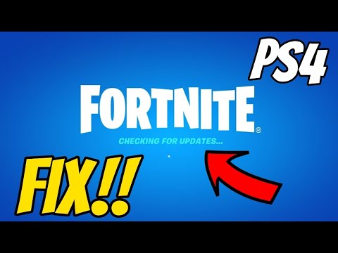 How to fix fortnite stuck on checking for updates on ps4