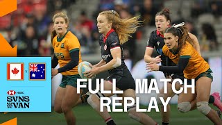 Canada Shock Australia | Women's 3rd Place Playoff  Vancouver HSBC SVNS  Full Match Replay