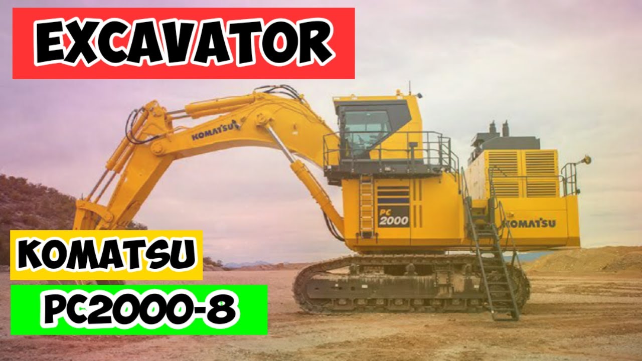 Mengenal Excavator Big Digger Pc00 8 Komatsu Youtube