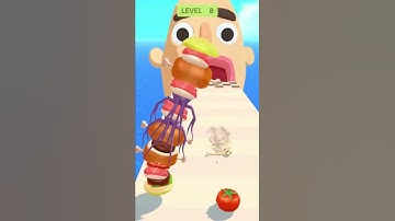 Sandwich Runner All Levels Gameplay Walkthrough Android, iOS NEW UPDATE MAX LEVEL #shorts