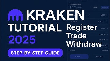 Kraken Exchange Tutorial for Beginners (2025) | How to Register, Deposit, Trade & Withdraw Crypto