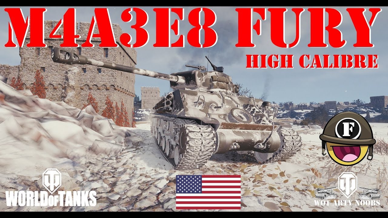 quickybaby modpack 1.2 M4A3E8 Fury - High Calibre