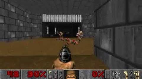[fps|1993] DooM : MAP E2M1 "Deimos Anomaly" (no source-port!)