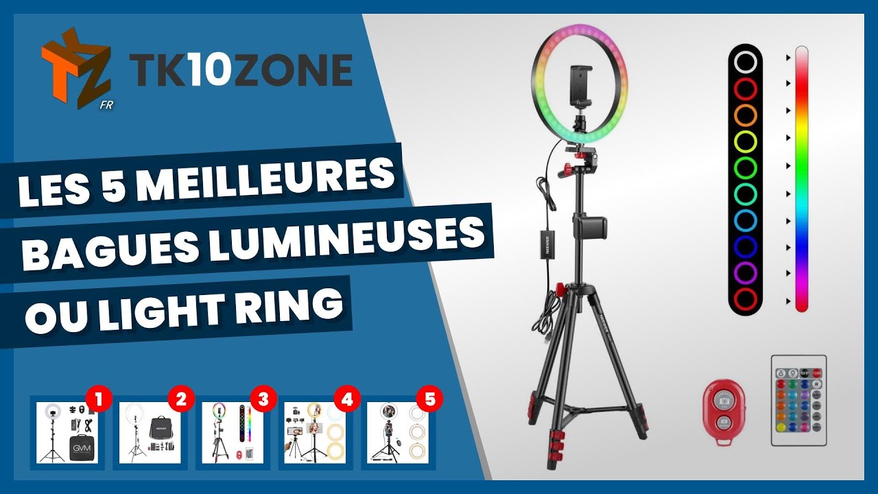 Les 5 meilleures bagues lumineuses ou light ring