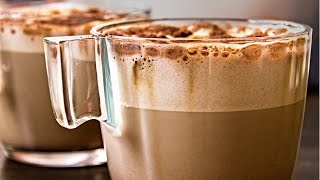 Chocolate Almond Milk with Frothy Coffee | Vegan Cold Coffee