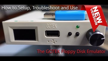 How to setup and use a GOTEK for MS-DOS
