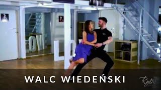 Walc Wiedeński - Podstawy - Lekcja Tańca || Studio Tańca Rytm - Viennese Waltz tutorial in Polish