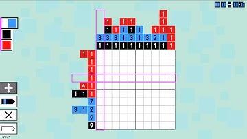 Pic-a-Pix Color 2🧩:  Level 25