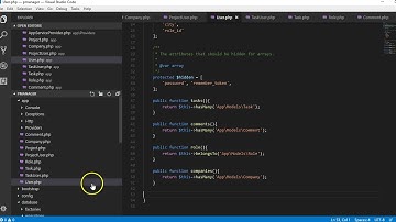 Laravel 5 5 tutorial   17   defining database relationships
