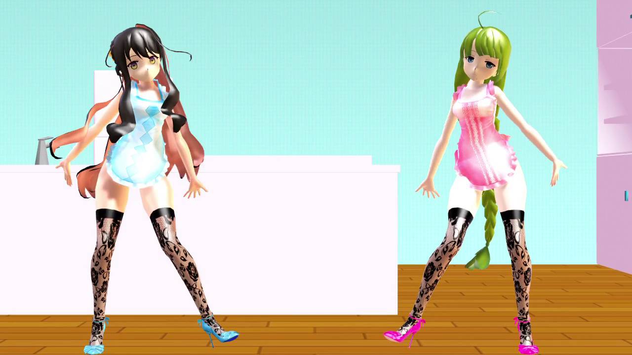 Mmd艦これ 夕雲 長波で 真夏のレターレインボー Youtube