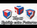 Top 10 rubiks cube patterns