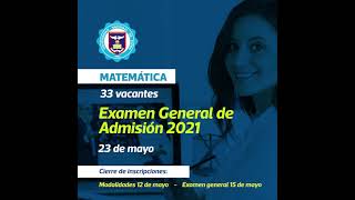 Matemática UNP | examen de admisión mayo 2021