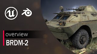 BRDM-2 Game 3D-Model Overview
