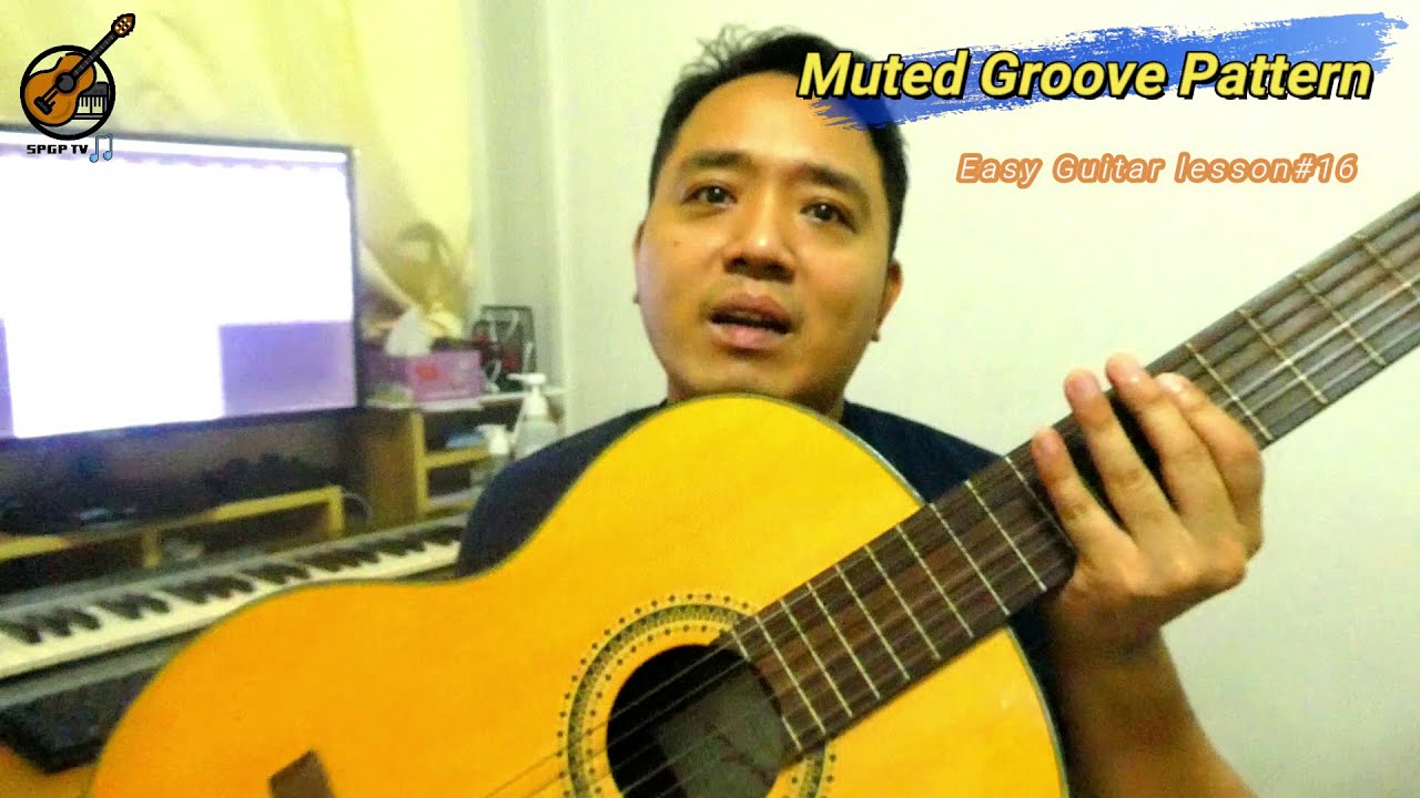 Easy Guitar Lesson#16 - Muted Groove Pattern