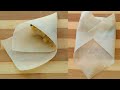 How to Fold and Wrap Samosas and Spring Rolls by Punjabi Kitchen Routines (Ramzan Special)