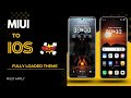 Best iOS Feature-Loaded Theme for MIUI 🔥 | iOS 18 Style Theme for Xiaomi devices #miuithemes