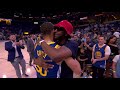 Steph Curry celebrates Game 1 win with Draymond, Postgame Interview | May 1, 2022