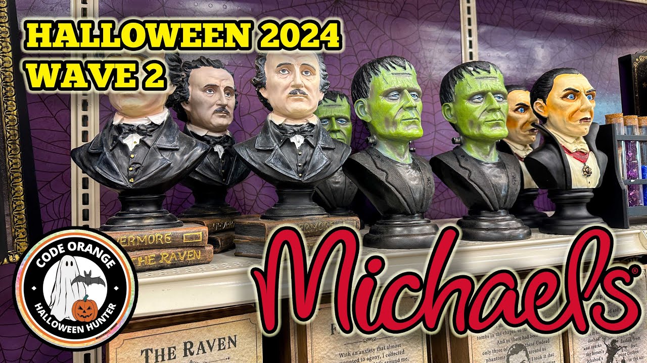 Michaels Halloween Decor 2024 WAVE 2! Code Orange! - YouTube