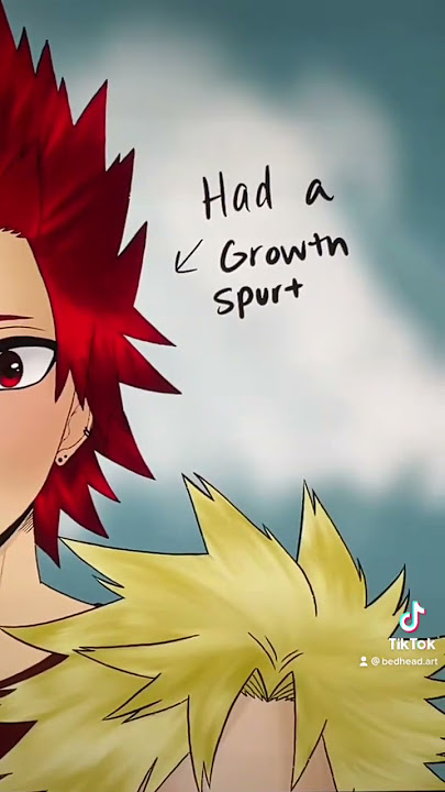Kiribaku short ✯ kirishima’s growth spurt ✯ BNHA animation ✯