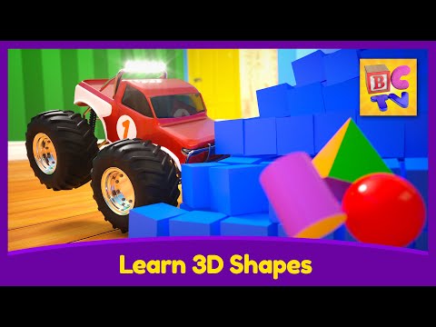 Learn 3D Shapes | Educational Video for Kids by Brain Candy TV